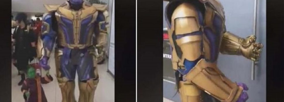 Padre e hija conquistan la red con su fabuloso disfraz de Thanos y Gamora