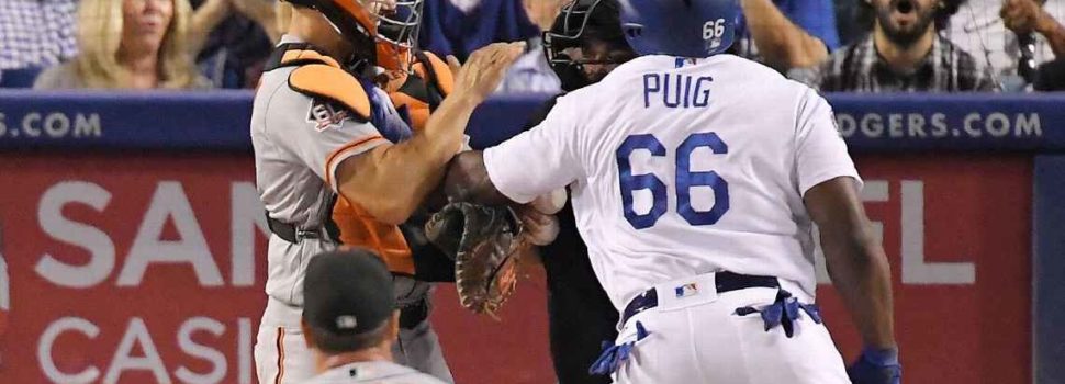 Cubano Yasiel Puig apela suspensión por pelear con Nick Hundley