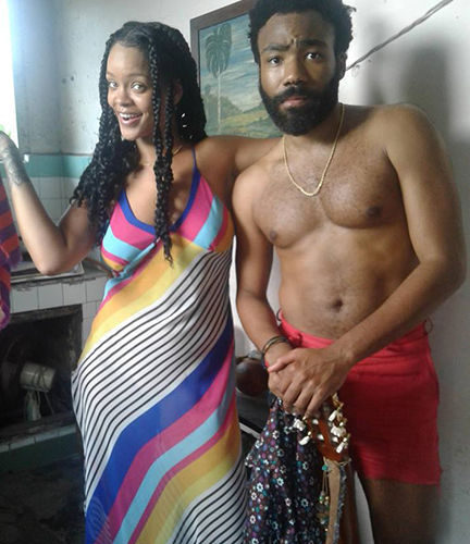 Rihanna filma en Cuba junto a Donald Glover (Gambino)