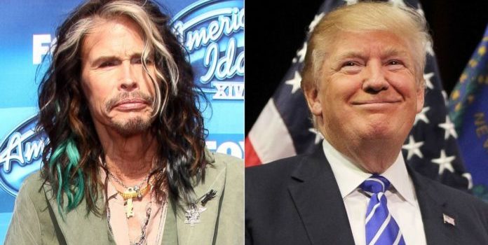 Steven Tyler exige a Donald Trump deje de usar sus canciones en mítines