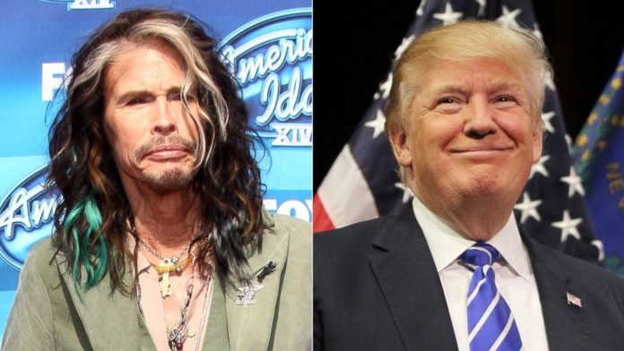 Steven Tyler exige a Donald Trump deje de usar sus canciones en mítines