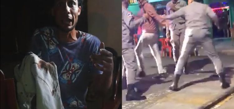 Habla el joven que recibió la golpes por parte de la Policía y esto fue lo que reveló.