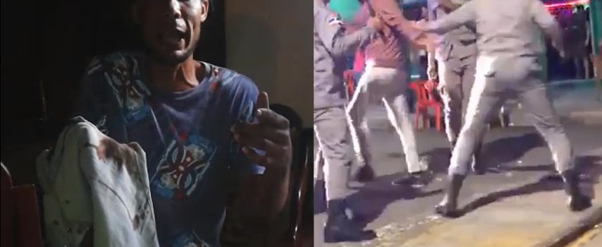 Habla el joven que recibió la golpes por parte de la Policía y esto fue lo que reveló.