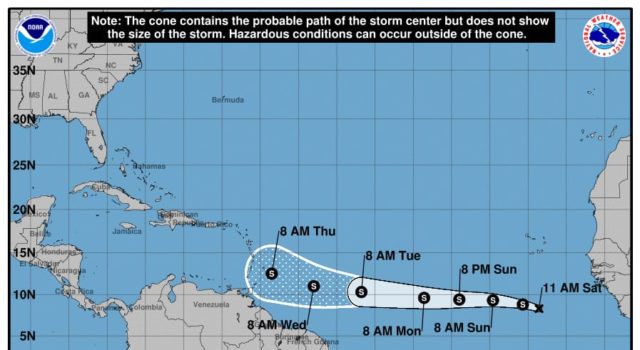 Se forma la tormenta tropical KIRK; Onamet vigila a otra depresión tropical