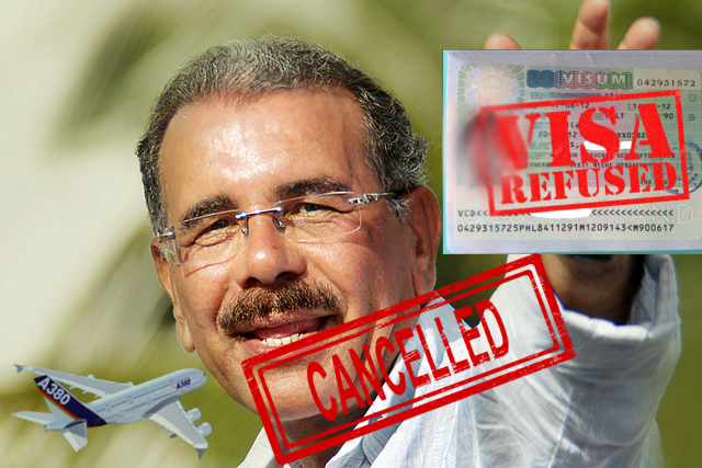 Estados Unidos le canceló el visado norteamericano al presidente Danilo Medina por corrupción