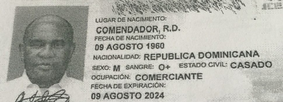 Quirino obtuvo cédula en la que figura como comerciante