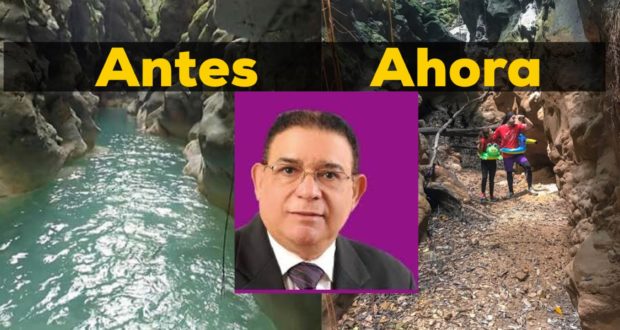 Responsabilizan al hermano de Danilo, Milciades Medina de que río mulito esté seco