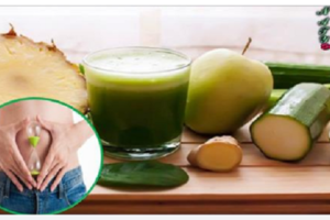 BATIDO DE PEPINO, PIÑA, APIO, LIMÓN Y TAMBIÉN JENGIBRE PARA ELIMINAR EL VIENTRE .