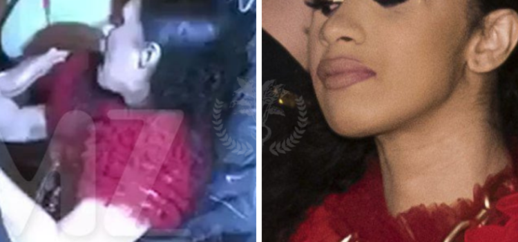El mega chichón de Cardi B tras pelea con Nicki Minaj