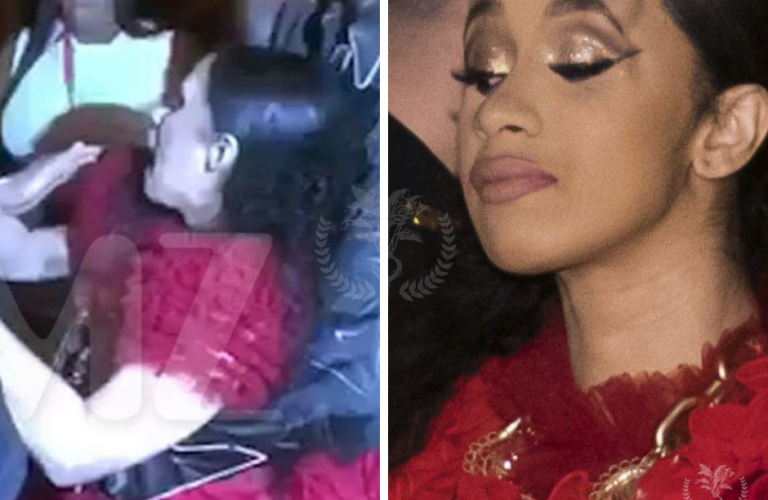 El mega chichón de Cardi B tras pelea con Nicki Minaj