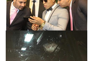 A donde iremos a parar!. Autobús de Chiquito Team Band fue agredido a pedradas en carretera.