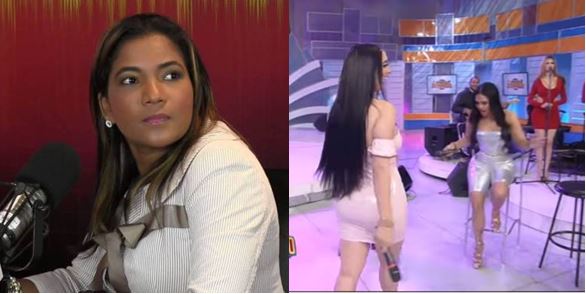 Amelia Alcántara en discusión con periodista por cirugías plásticas