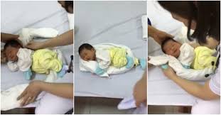 Enfermera da tips para ayudar a dormir a un bebé