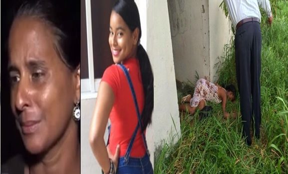 Supuesta mente Fue Encontrada Estrangula en Una Finca La Madre de EmeLy Peguero Según Personas que se Encontraban Allí Presentes