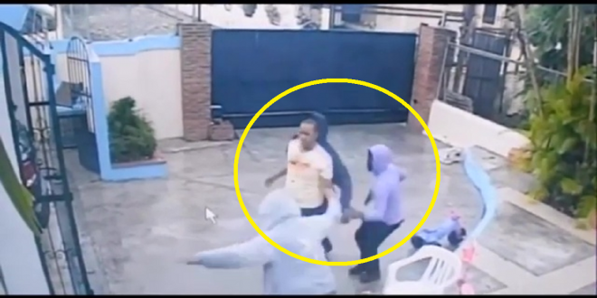 Captado en video como tres delincuentes asaltaron a una familia dentro de su casa y se robaron más de 700 mil pesos.
