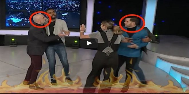 Manny Cruz y Raulito Grisanty casi se entran a las trompadas y por poco matan a Pamela Sued del susto en esta broma pesada!