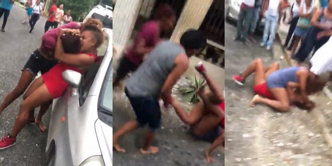 Captada en video una de las más brutales peleas de mujeres de los últimos tiempos.