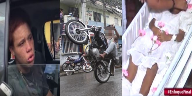 Joven calibrando motor le quita la vida a una niña de 4 años.