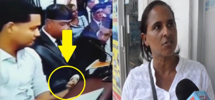 Captado lo que hicieron Marlon y su abogado cuando este terminó de pedirle disque perdón a la madre de Emely. La madre de Emely le manda fuerte mensaje a Marlin y Marlon.