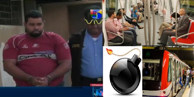Joven entra al Metro de Santo Domingo y anuncia que tiene una bomba.