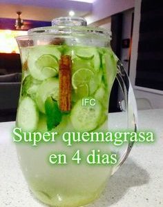 BEBIDA QUEMA GRASA DEL ABDOMEN EN 4 DÍAS Y además muy rica para este calor